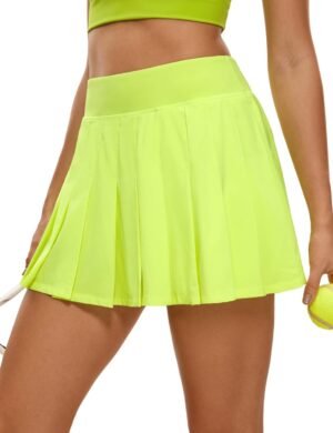 Cute Pleated Skirts for Women High Waisted Tennis Golf Skorts with Pockets Casual Athletic Workout Skater