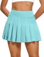 Cute Pleated Skirts for Women High Waisted Tennis Golf Skorts with Pockets Casual Athletic Workout Skater