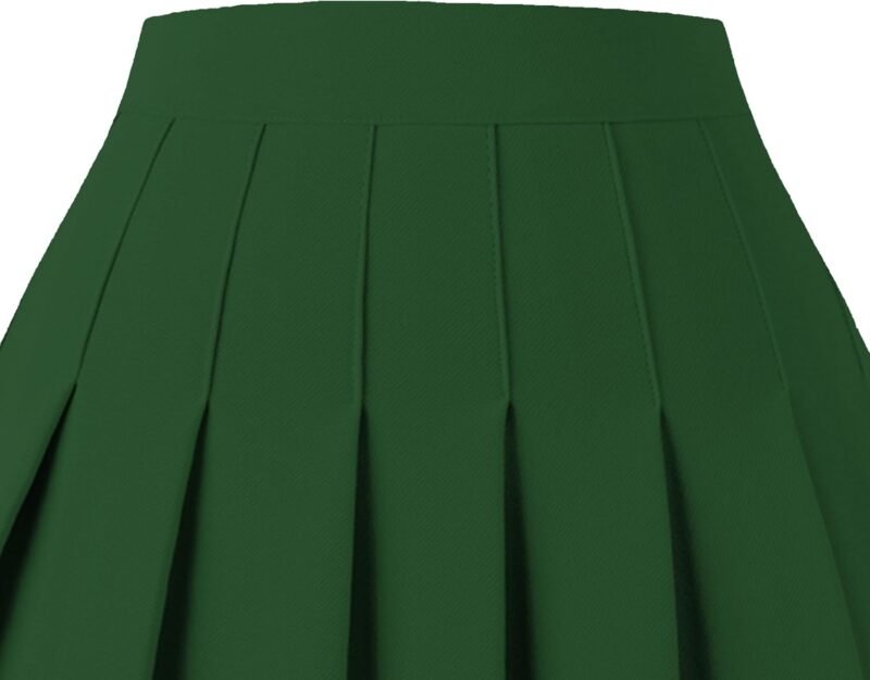 Women's Pleated Skirt Mini Skater Basic Skirts High Waist School Girls Uniform Short Cheerleader Skirt - Image 2