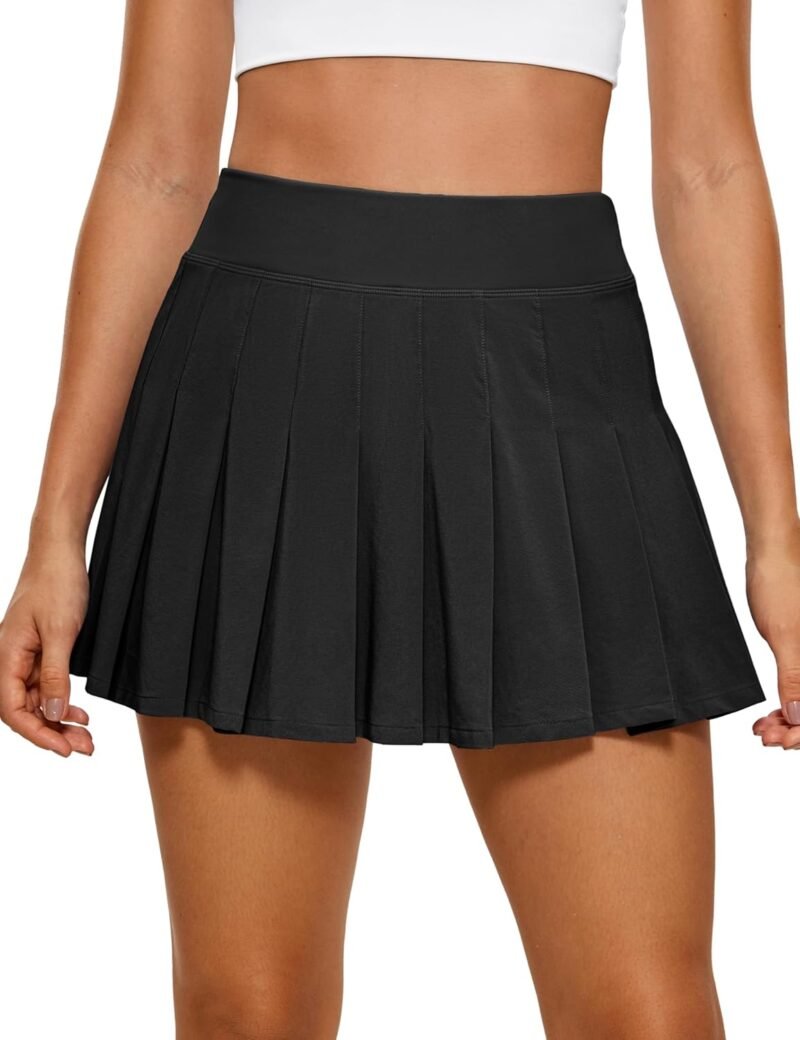 Cute Pleated Skirts for Women High Waisted Tennis Golf Skorts with Pockets Casual Athletic Workout Skater