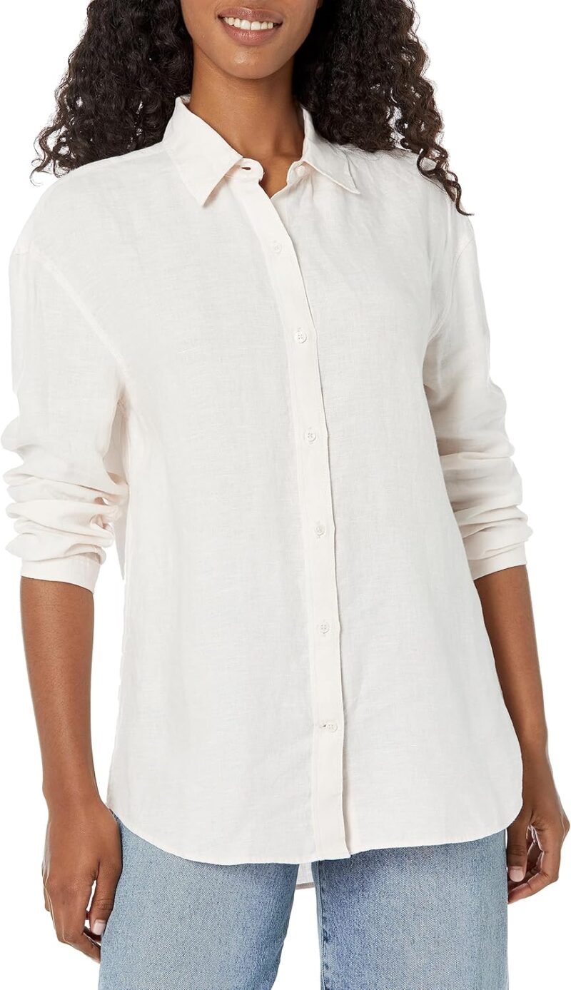Women's Long Sleeve Linen Shirt