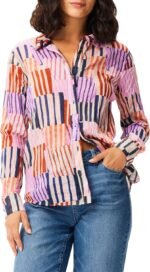 Women's Art Block Crinkle Shirt